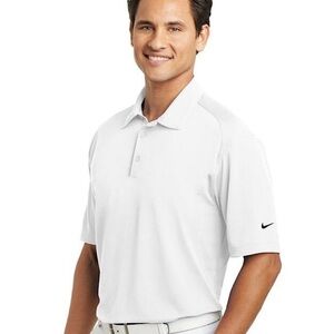 NIKE Golf Tour Performance Polo Men’s Size Medium White Short Sleeve Dri-Fit